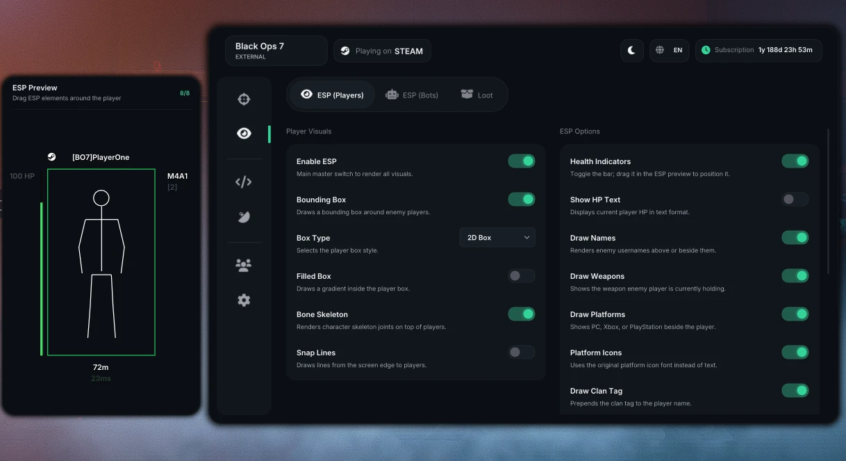 AimBetter: External [BO7/WZ] Spoofer Included thumbnail 2